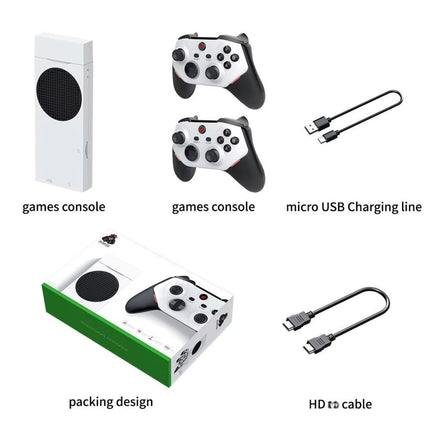 M88 4K HD Retro Gaming Console – 128GB, 30000+ Classic Games, PS2 Support, Dual Wireless Controllers, Plug & Play TV Game Stick