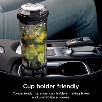 Ninja Blast Cordless Portable Blender – 530ML | USB-C Rechargeable, Leakproof, BPA-Free, Black
