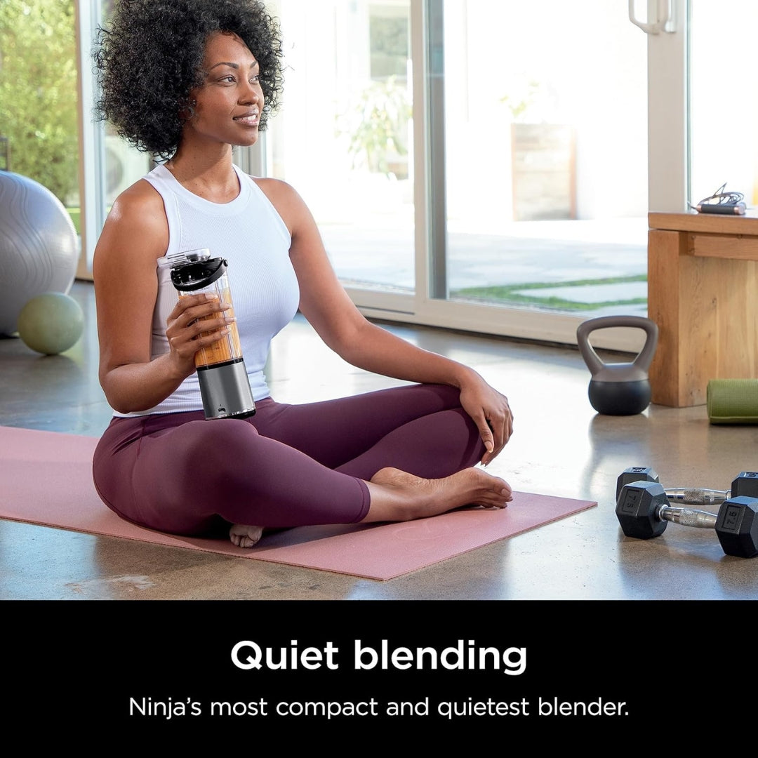 Ninja Blast Cordless Portable Blender – 530ML | USB-C Rechargeable, Leakproof, BPA-Free, Black