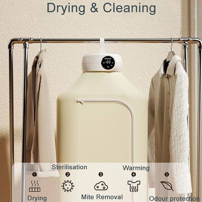 Compact Foldable Drying Heater – Portable Electric Clothes Dryer with Intelligent Timer & UV Cleaning (Model SH-009)