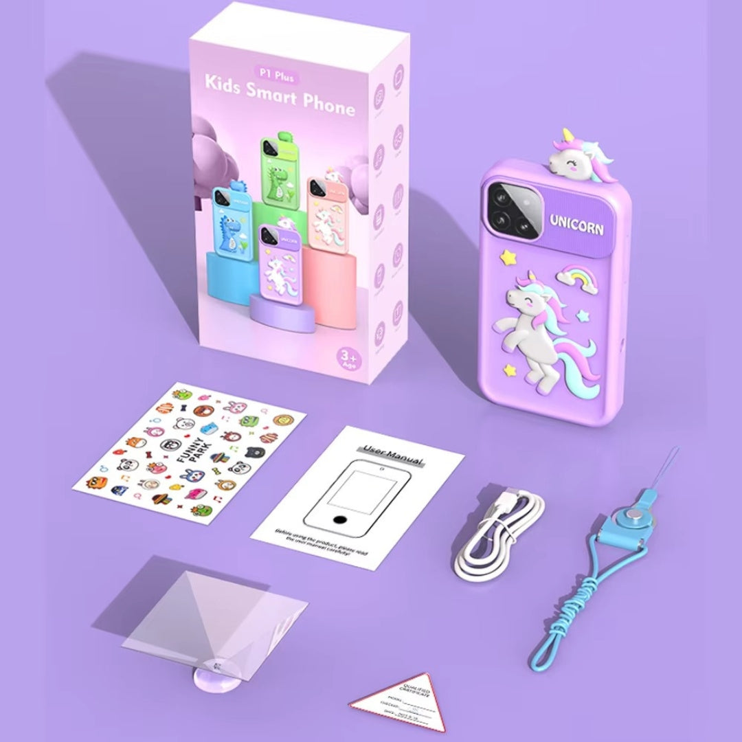 Kids SmartPhone P1 Plus – Mini Smart Touch Phone with Camera, Music & Educational Apps (3+ Years)