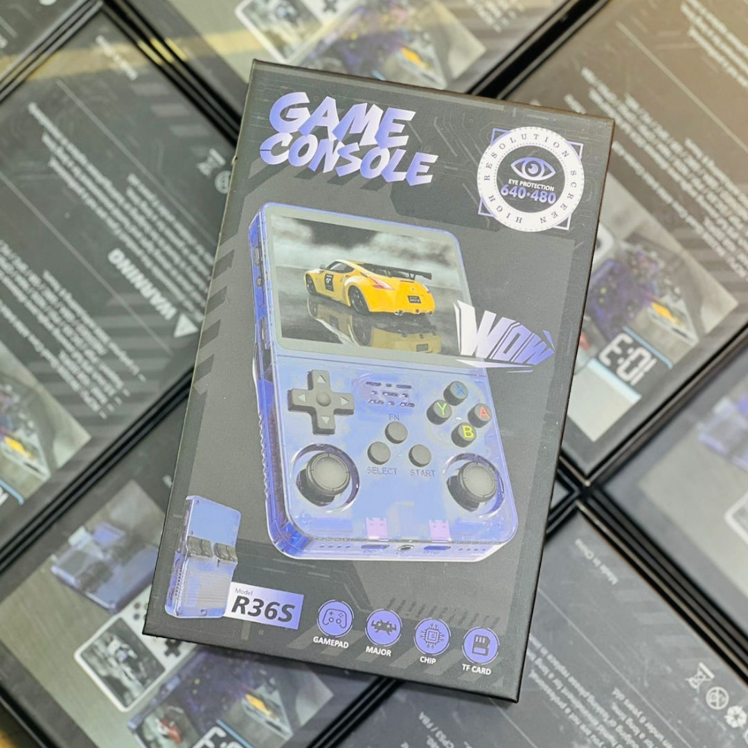 R36S Retro Handheld Video Game Console – 3.5” IPS Display, 20,000+ Classic Games, Portable Linux System, 64GB/128GB Storage