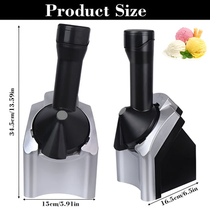 Electric Fruit Ice Cream Maker – Frozen Dessert & Sorbet Machine