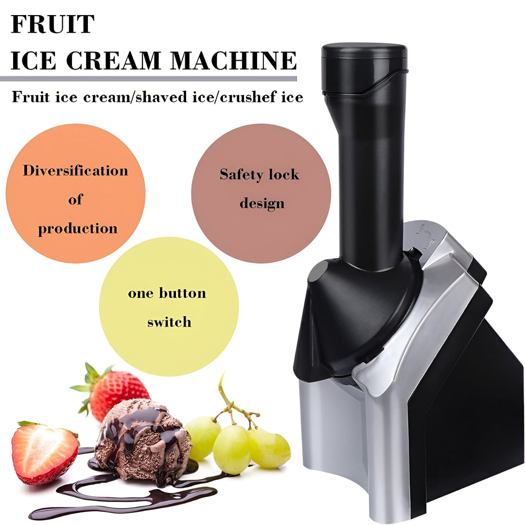 Electric Fruit Ice Cream Maker – Frozen Dessert & Sorbet Machine