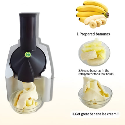 Electric Fruit Ice Cream Maker – Frozen Dessert & Sorbet Machine