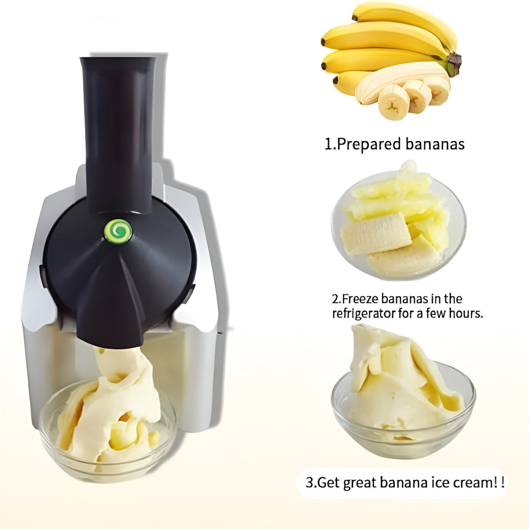 Electric Fruit Ice Cream Maker – Frozen Dessert & Sorbet Machine