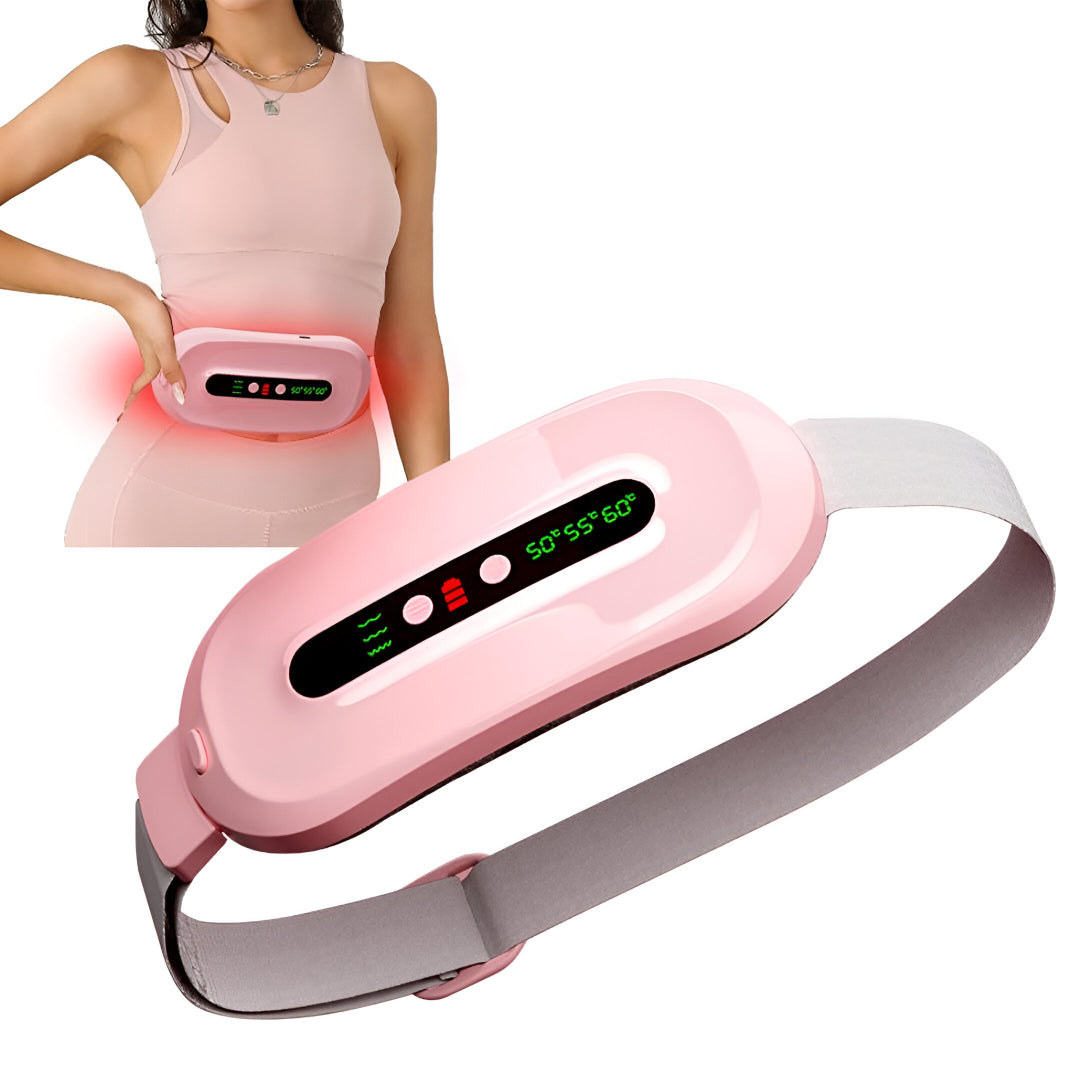 Heating Pad with Vibration Massage – Cordless Pain Relief Belt