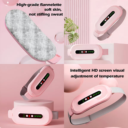 Heating Pad with Vibration Massage – Cordless Pain Relief Belt