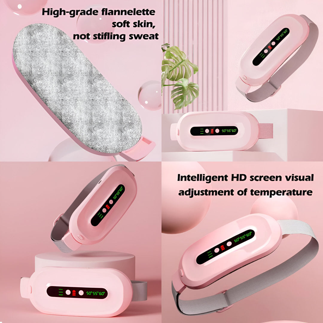 Heating Pad with Vibration Massage – Cordless Pain Relief Belt