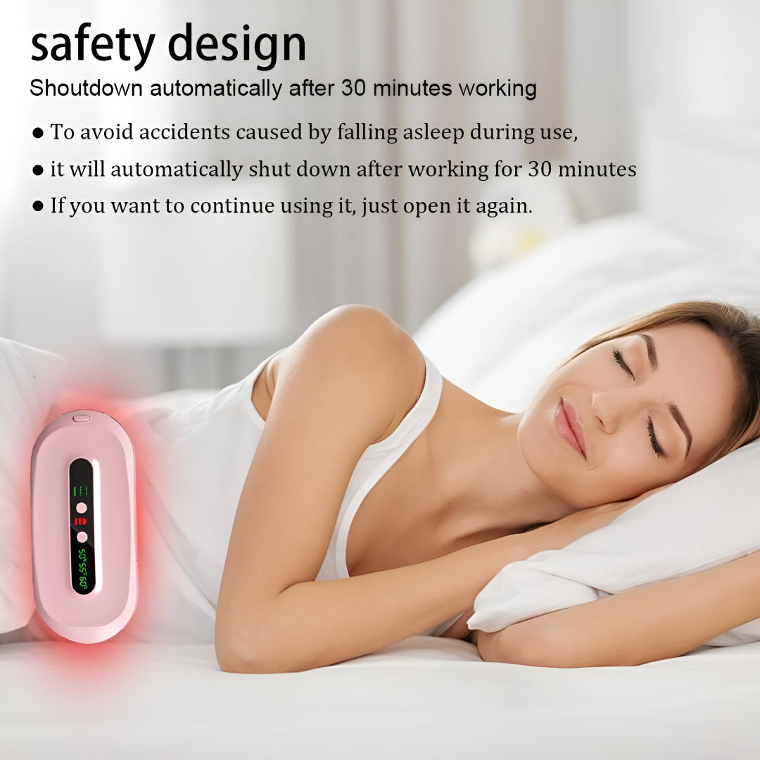 Heating Pad with Vibration Massage – Cordless Pain Relief Belt