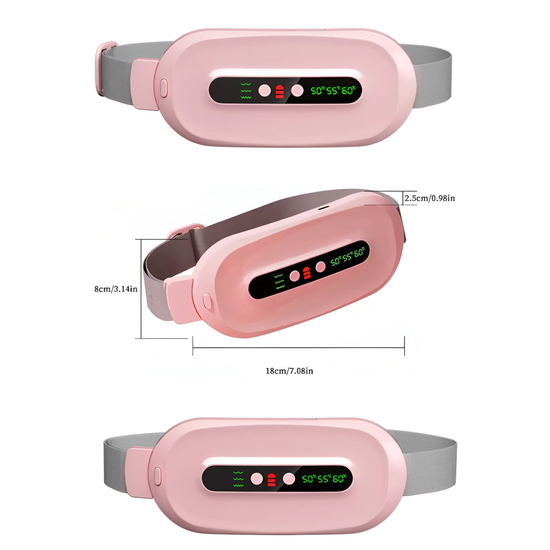 Heating Pad with Vibration Massage – Cordless Pain Relief Belt