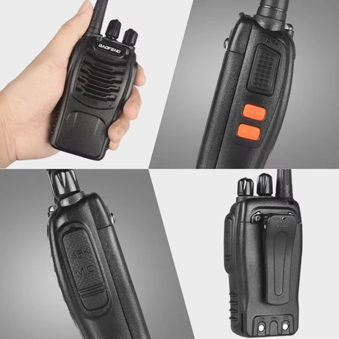 Baofeng BF-888S Long-Range 2-Way Radio Walkie Talkie  – 16 Channels, 5KM Range, Rechargeable