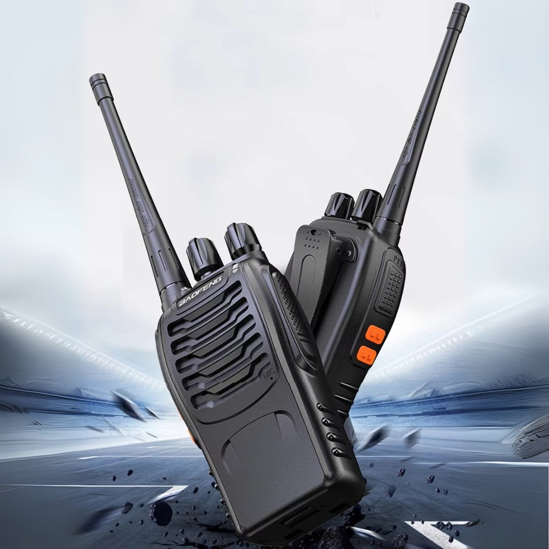 Baofeng BF-888S Long-Range 2-Way Radio Walkie Talkie  – 16 Channels, 5KM Range, Rechargeable