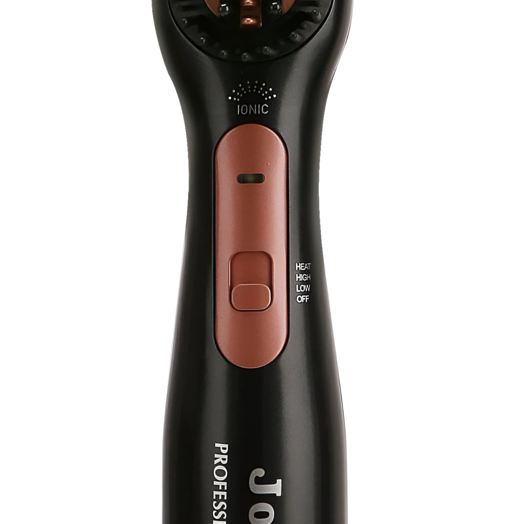 Joy Professional 3-in-1 Hair Styling Brush, Dryer & Straightener – Ionic Hot Air Brush with Adjustable Heat Settings