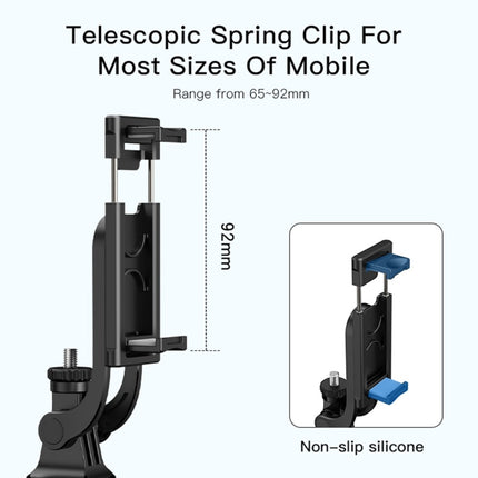 Yesido SF13 2-in-1 Bluetooth Tripod & Monopod – 1.58M Telescopic Selfie Stick with Remote, 360° Rotation, LED Light & Camera Compatible