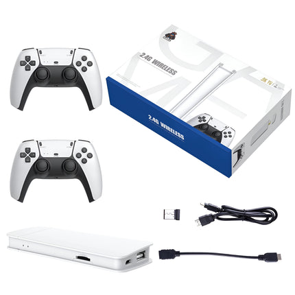 M15 Wireless Retro Game Console Stick – 30,000+ Games, 2.4G Dual Wireless Controllers, Plug & Play TV Console with 4K HDMI Output
