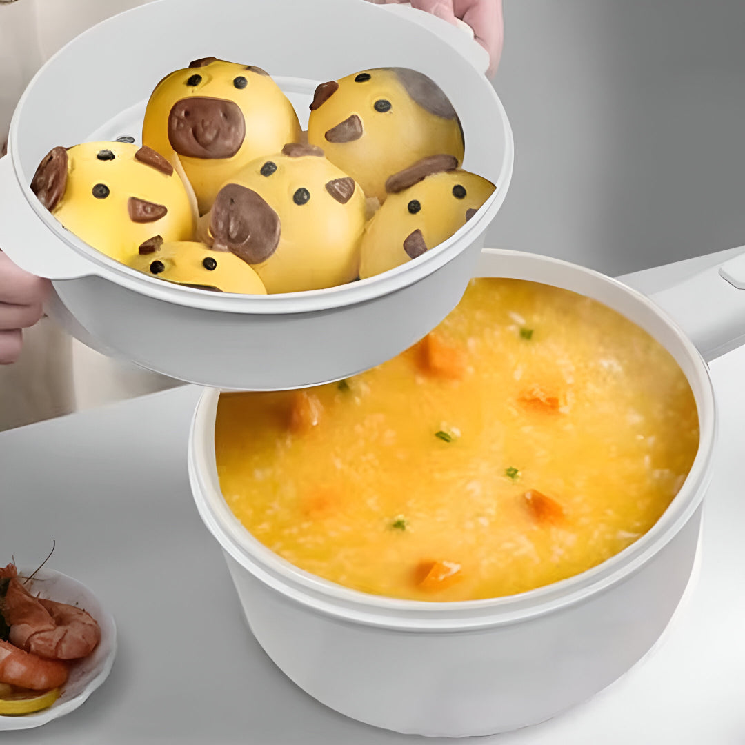 Electric Pot 1200W Multi-Functional Cooker – 2.0L Capacity | Non-Stick, Adjustable Heat, Delay Start & Keep Warm | BT-01