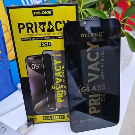 Milake ESD Privacy Tempered Glass Screen Protector