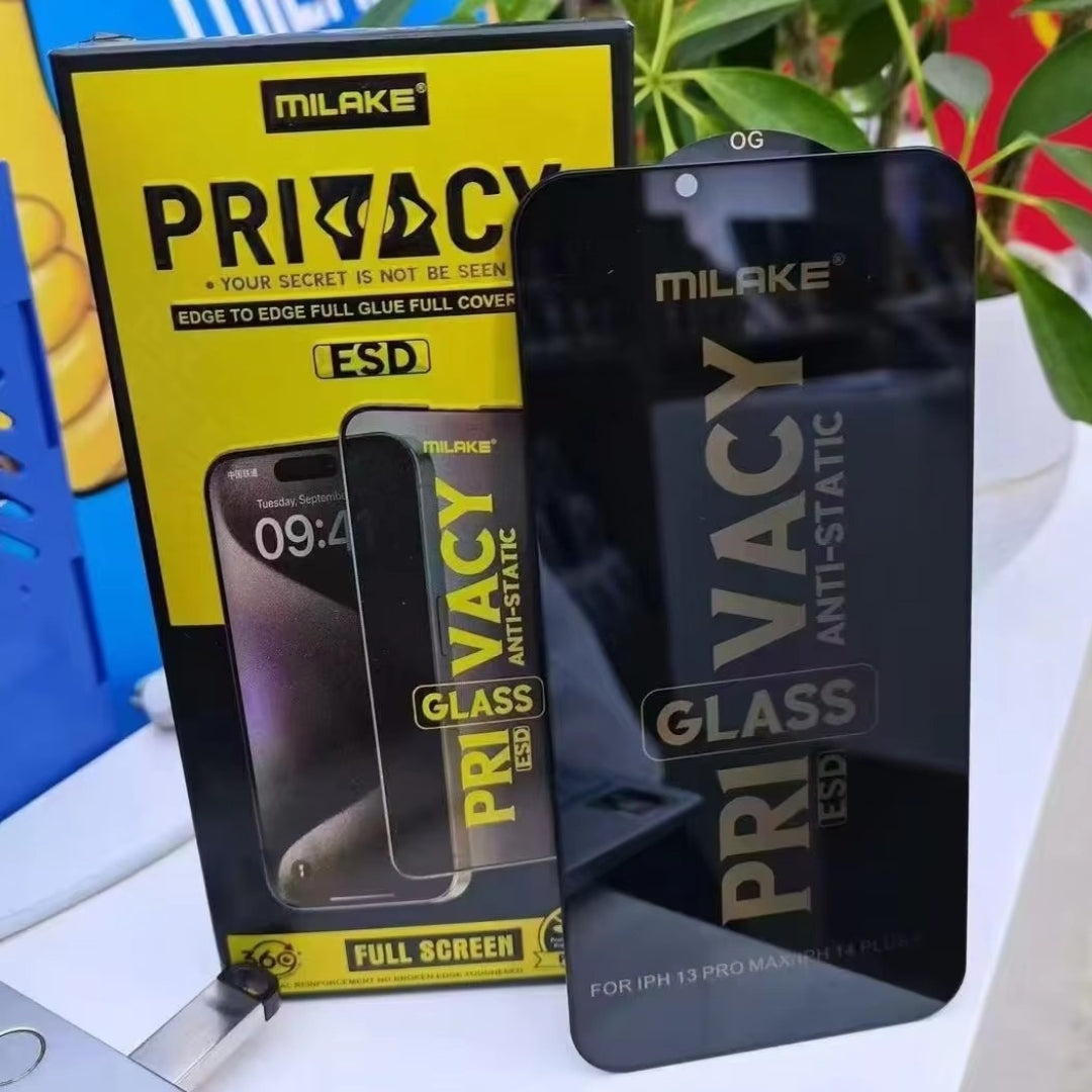 Milake ESD Privacy Tempered Glass Screen Protector