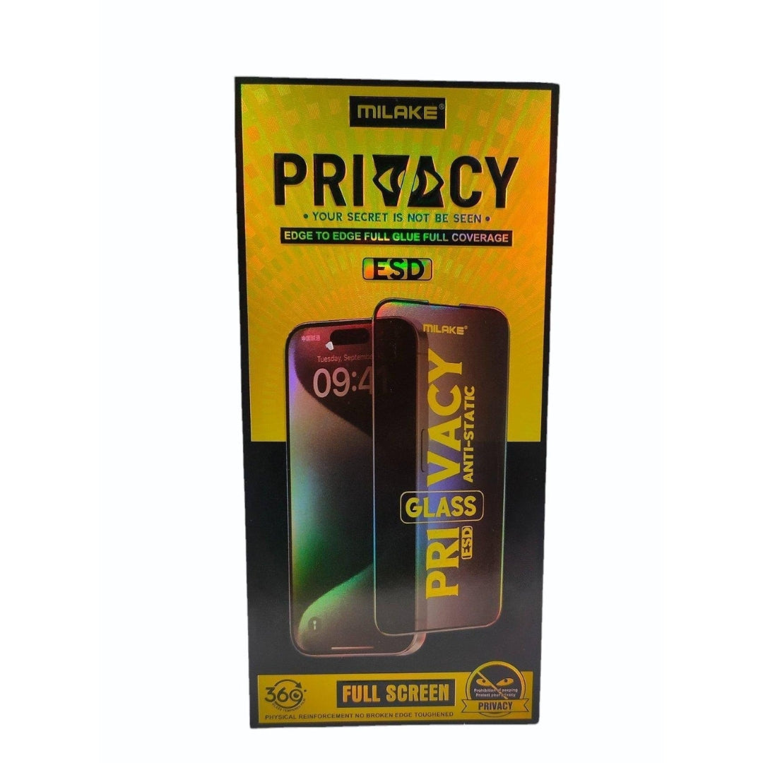 Milake ESD Privacy Tempered Glass Screen Protector