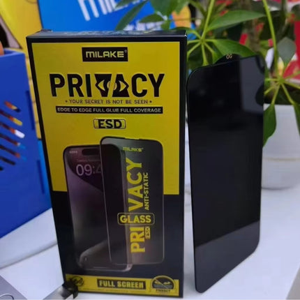 Milake ESD Privacy Tempered Glass Screen Protector