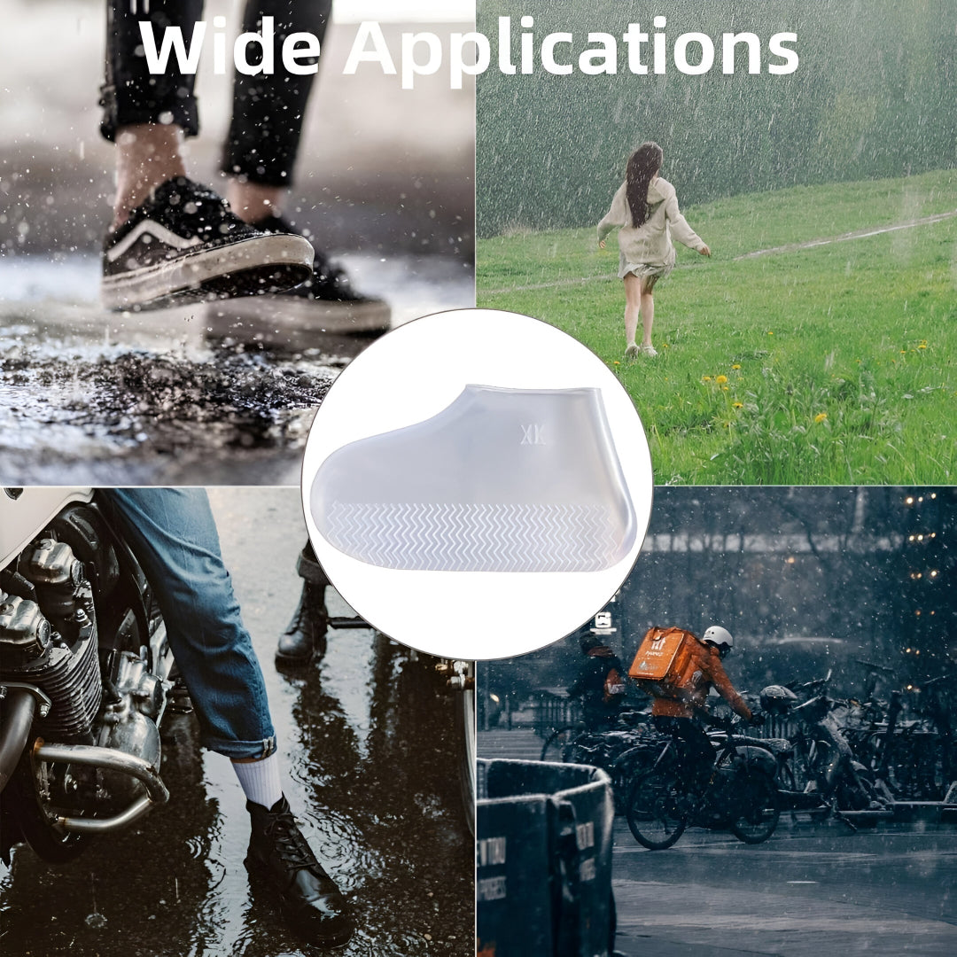 Waterproof Silicone Shoe Covers | Reusable, Non-Slip, Rain & Mud Protection for Men & Women
