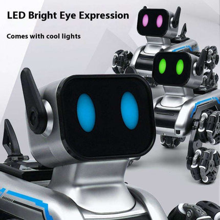 Eight-Wheeled Stunt Robot Dog | Gesture Sensing Remote Control Smart Robotic Puppy