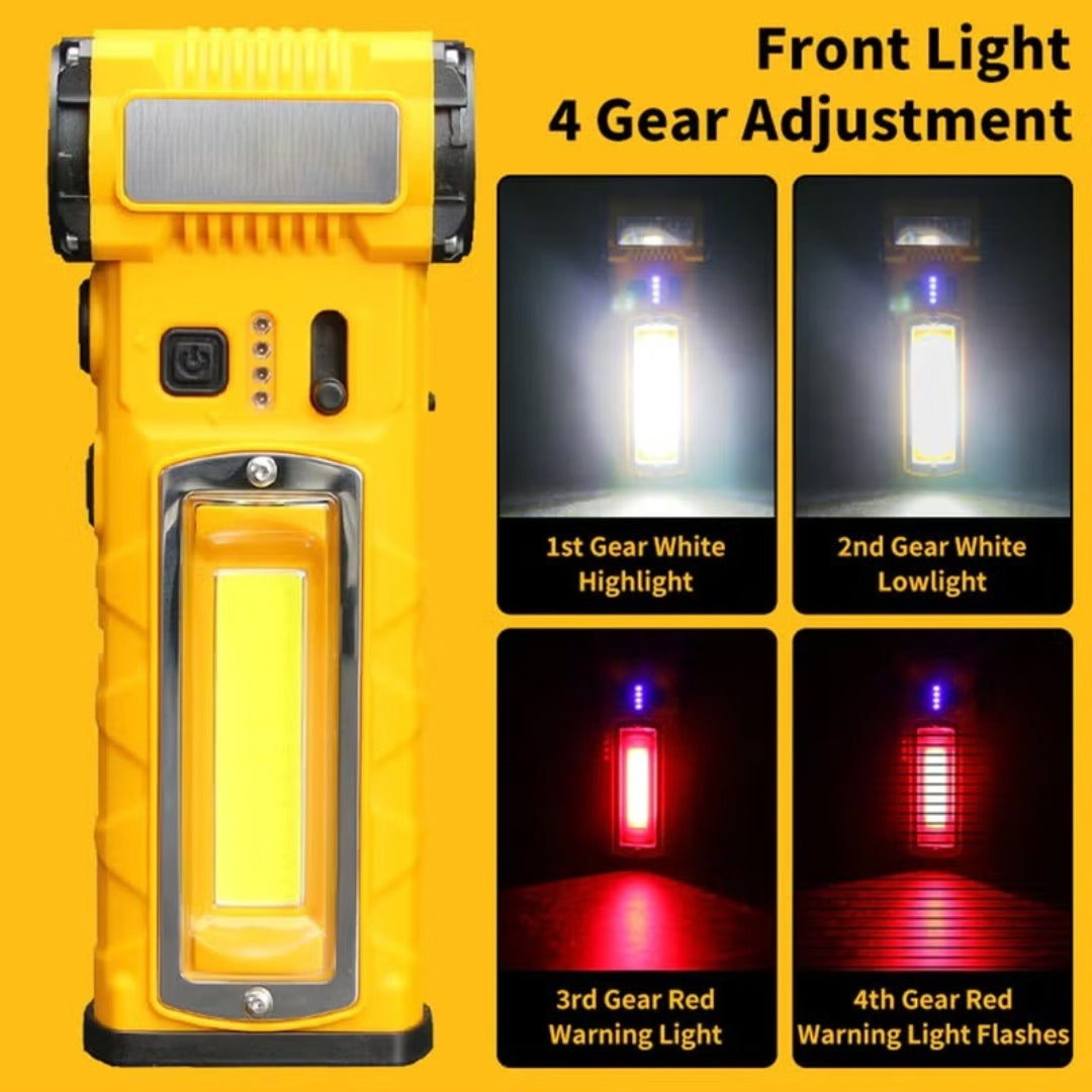 VIOLENT FAN F020 | 130,000 RPM Upgraded Mini Turbofan – High-Speed Cordless Handheld Blower with 5000mAh Battery, LED Lights, 4 Nozzles & Emergency Seat Belt Cutter