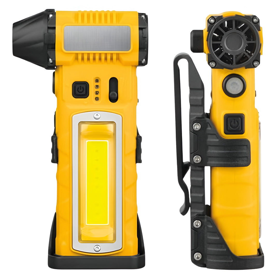 VIOLENT FAN F020 | 130,000 RPM Upgraded Mini Turbofan – High-Speed Cordless Handheld Blower with 5000mAh Battery, LED Lights, 4 Nozzles & Emergency Seat Belt Cutter