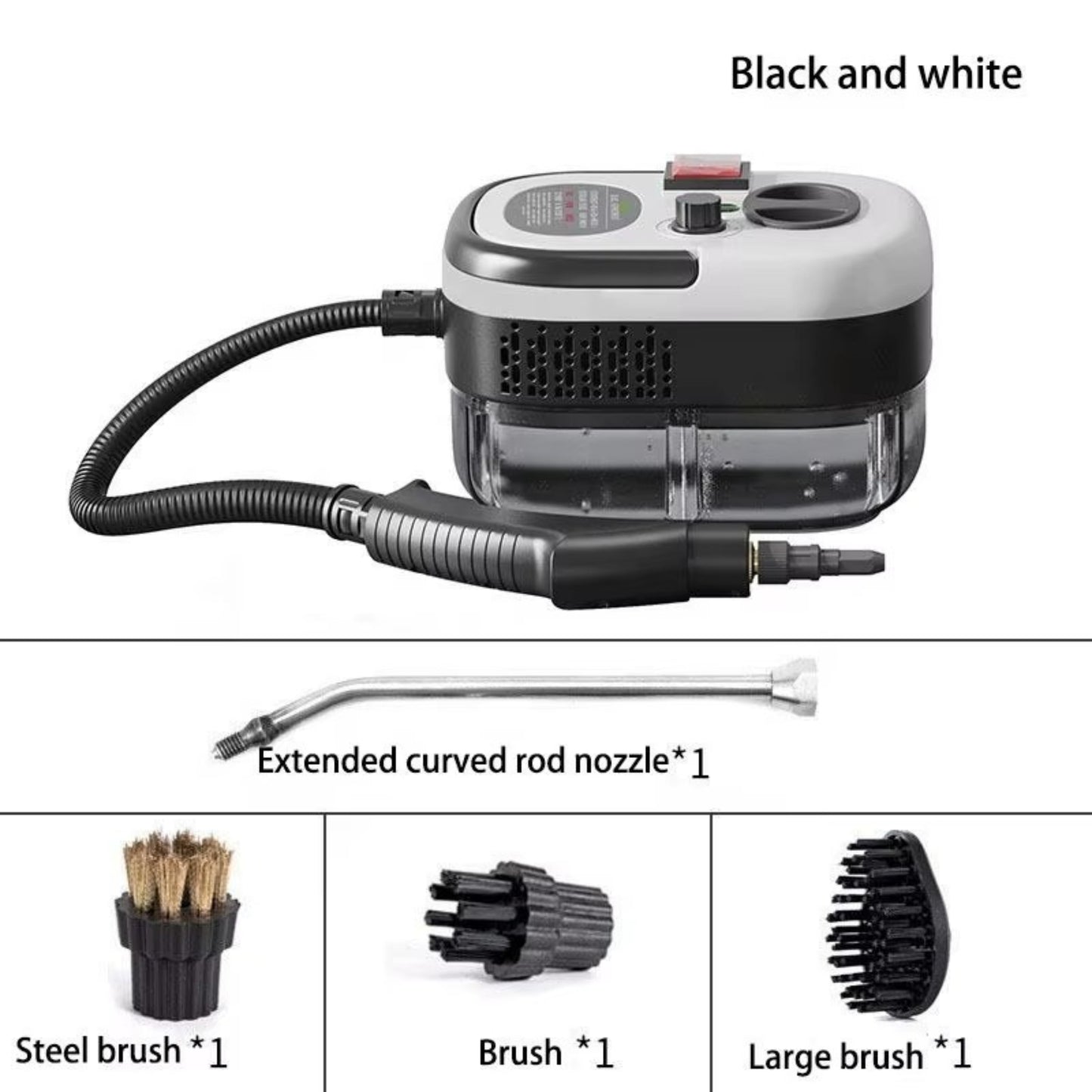 TOBi Multi-Function Steam Cleaner – 2500W High-Pressure Handheld Steamer for Home, Kitchen, Bathroom, Car & AC Cleaning