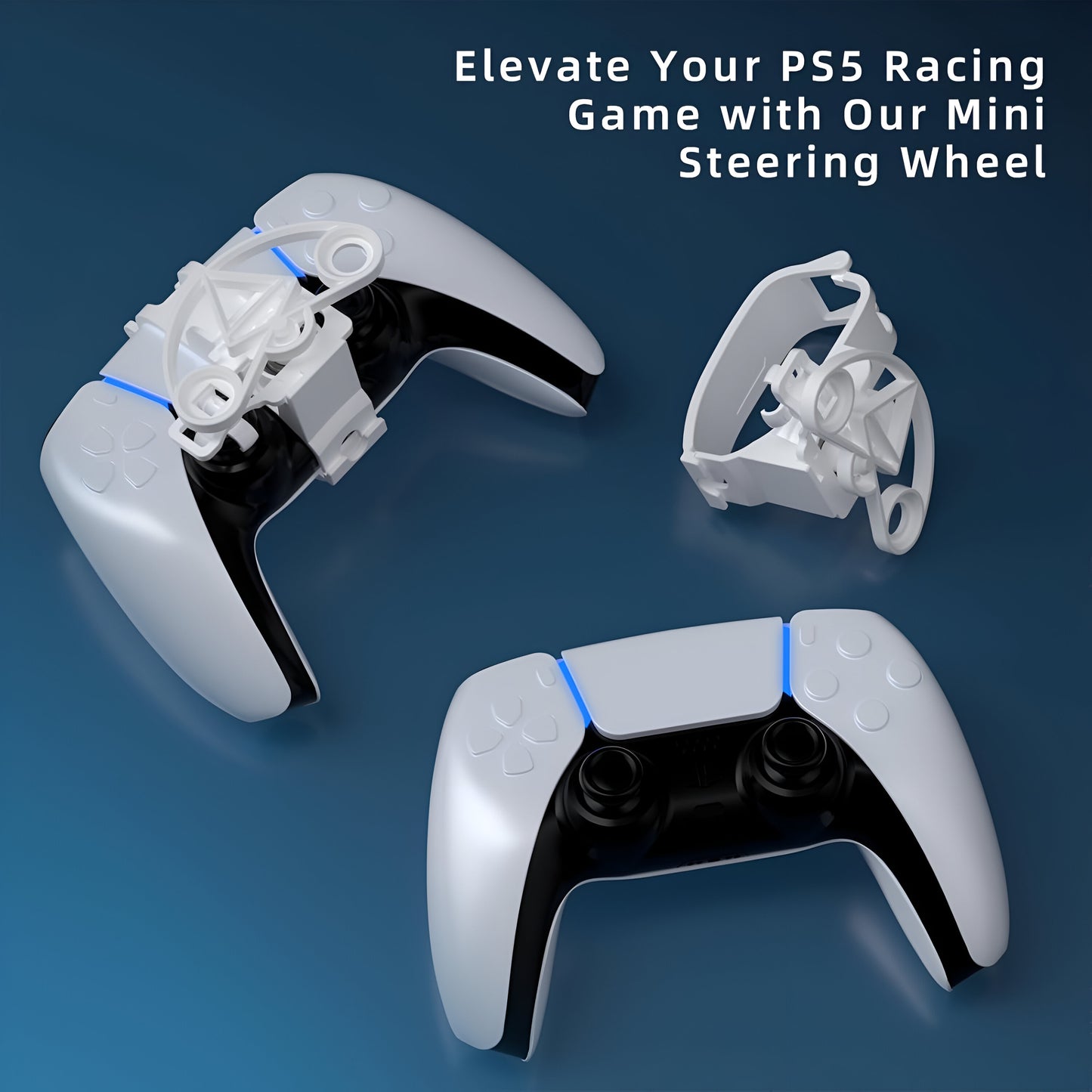 Mini Steering Wheel for PS5 Controller