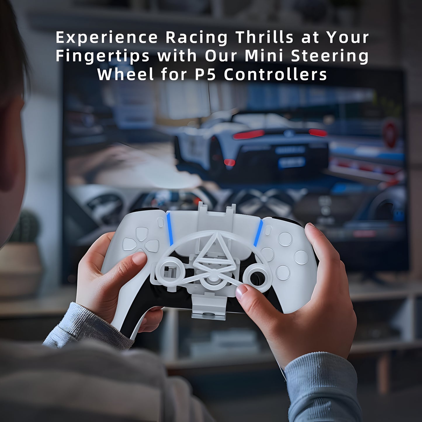 Mini Steering Wheel for PS5 Controller