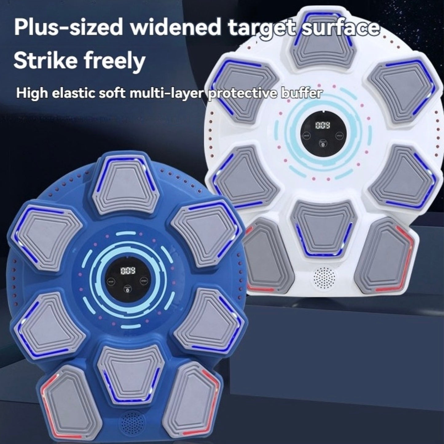 Smart Music Boxing Machine | Bluetooth Boxing Target with Music & LCD Counter – Home Fitness & Training Pad