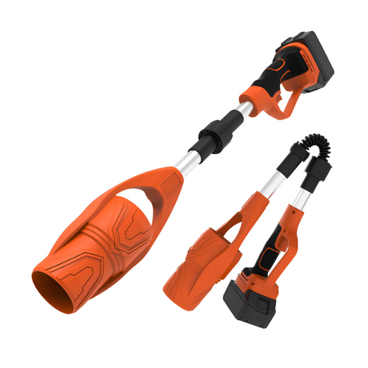 Cordless Folding Leaf Blower – Dual Battery | Adjustable & Lightweight