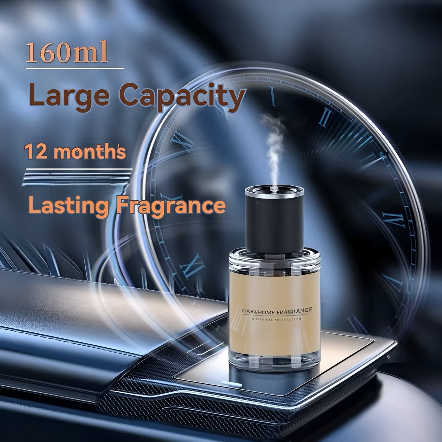 Car & Home Fragrance Diffuser – 160ml Long-Lasting Nano Spray Aroma