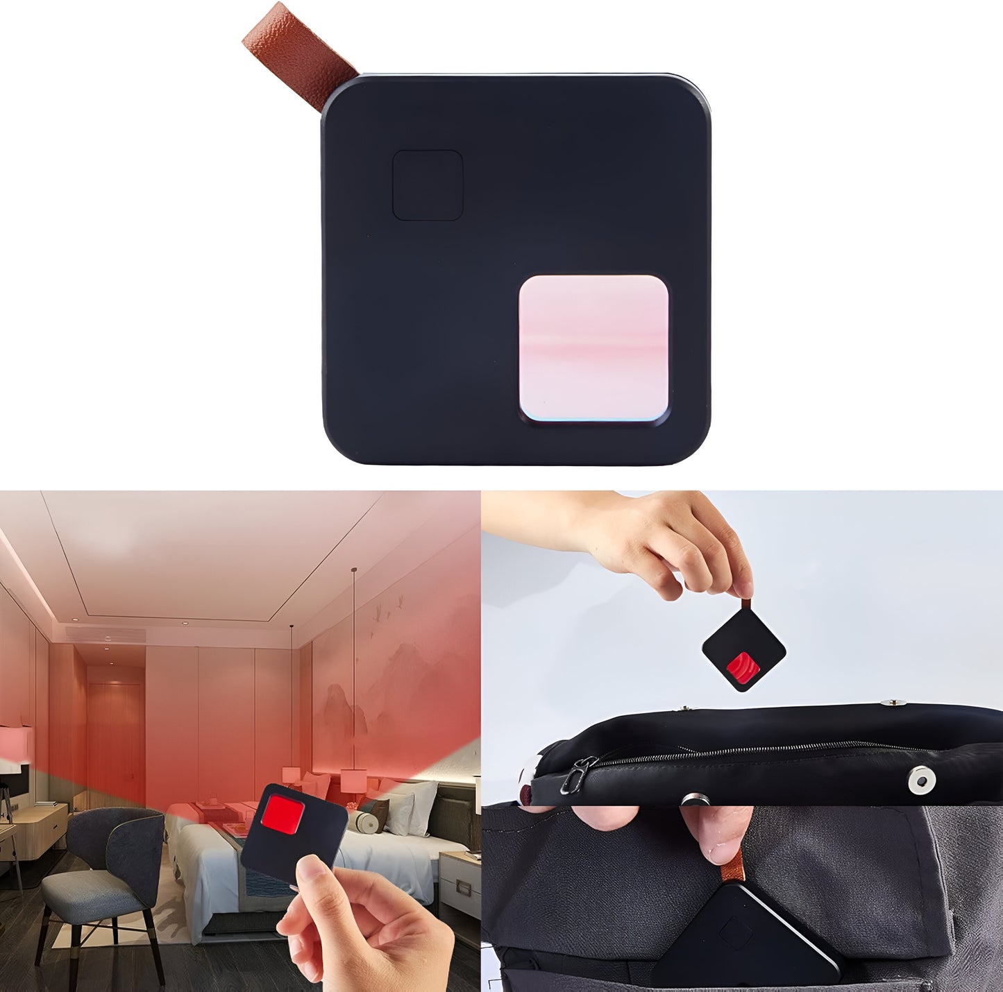 Hidden Camera Finder – Portable RF Tracker with Infrared Detection & USB Charging