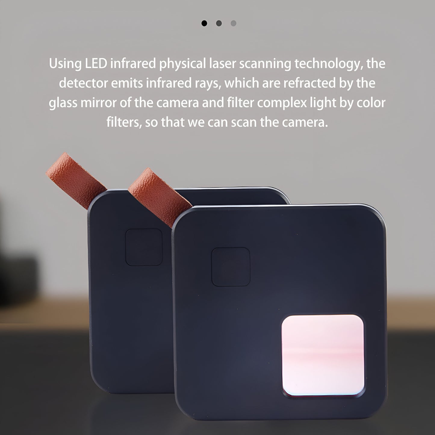 Hidden Camera Finder – Portable RF Tracker with Infrared Detection & USB Charging