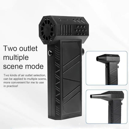 Super Intense Wind Turbofan X6 | 130000RPM Portable Air Blower & Jet Duster for Car, Outdoor & Home Cleaning