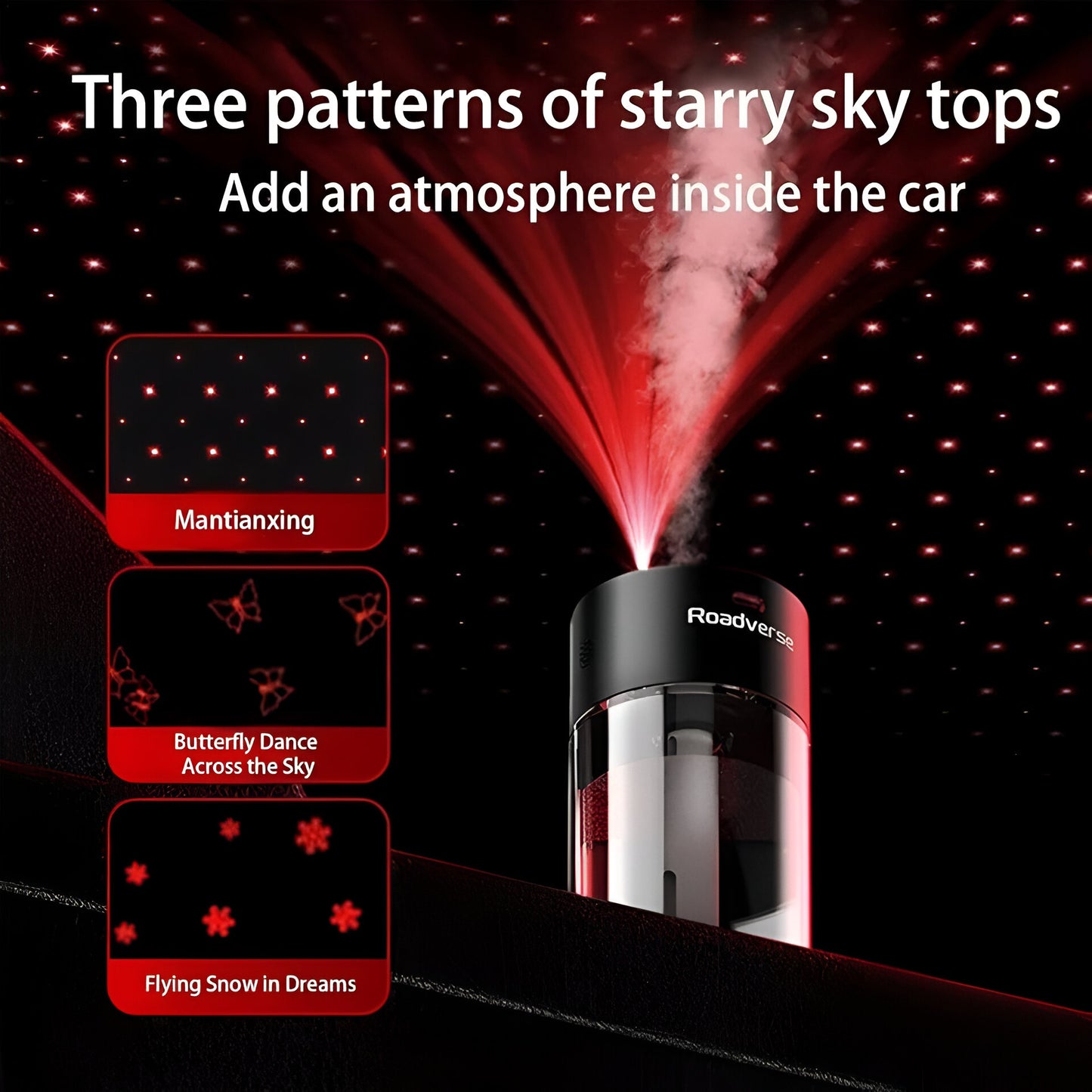 Roadverse Starry Sky Projection Smart Car Diffuser