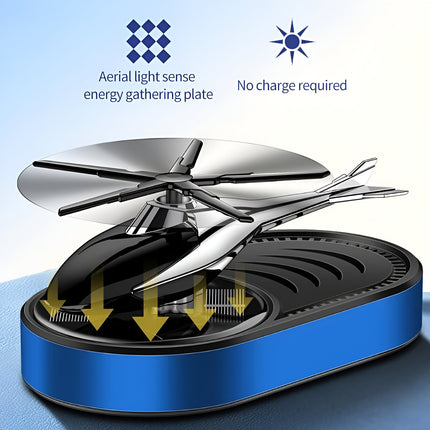 Solar Car Fragrance| Helicopter Solar-Powered Car Air Freshener