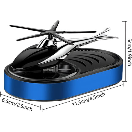 Solar Car Fragrance| Helicopter Solar-Powered Car Air Freshener