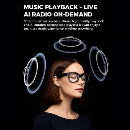 Smart Sunglasses with Camera | Photo & Video Recording, AI Translator, Anti-Blue Light, WiFi & Audio Intelligent Glasses