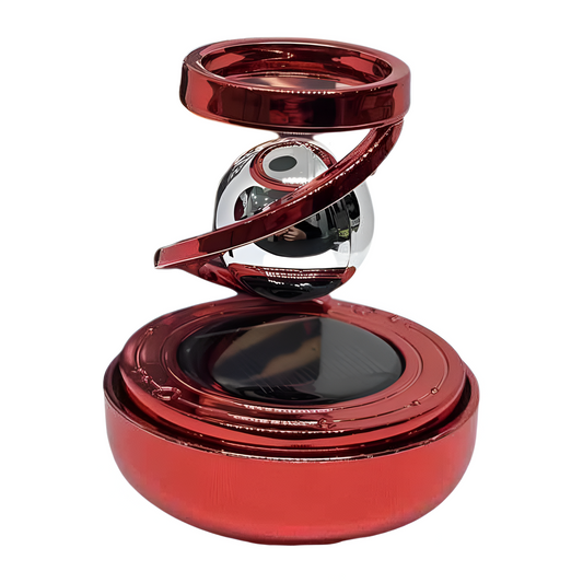 Star Electromagnetic Car Diffuser, Solar Powered Rotating Car Aromatherapy Diffuser