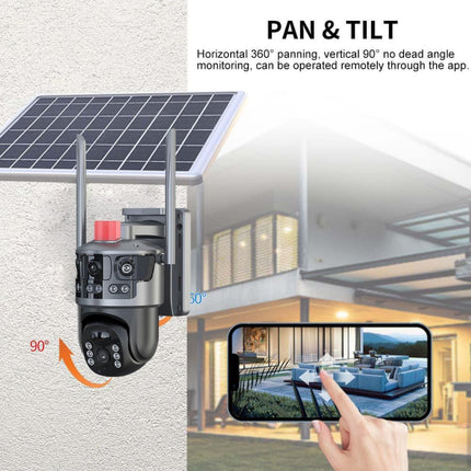 AI Solar Camera 2 in 1 SPM-T Series | 4G Pro WiFi Outdoor Security Camera | 6MP/8MP Full Colour Night Vision | Dual SIM & WiFi Connectivity