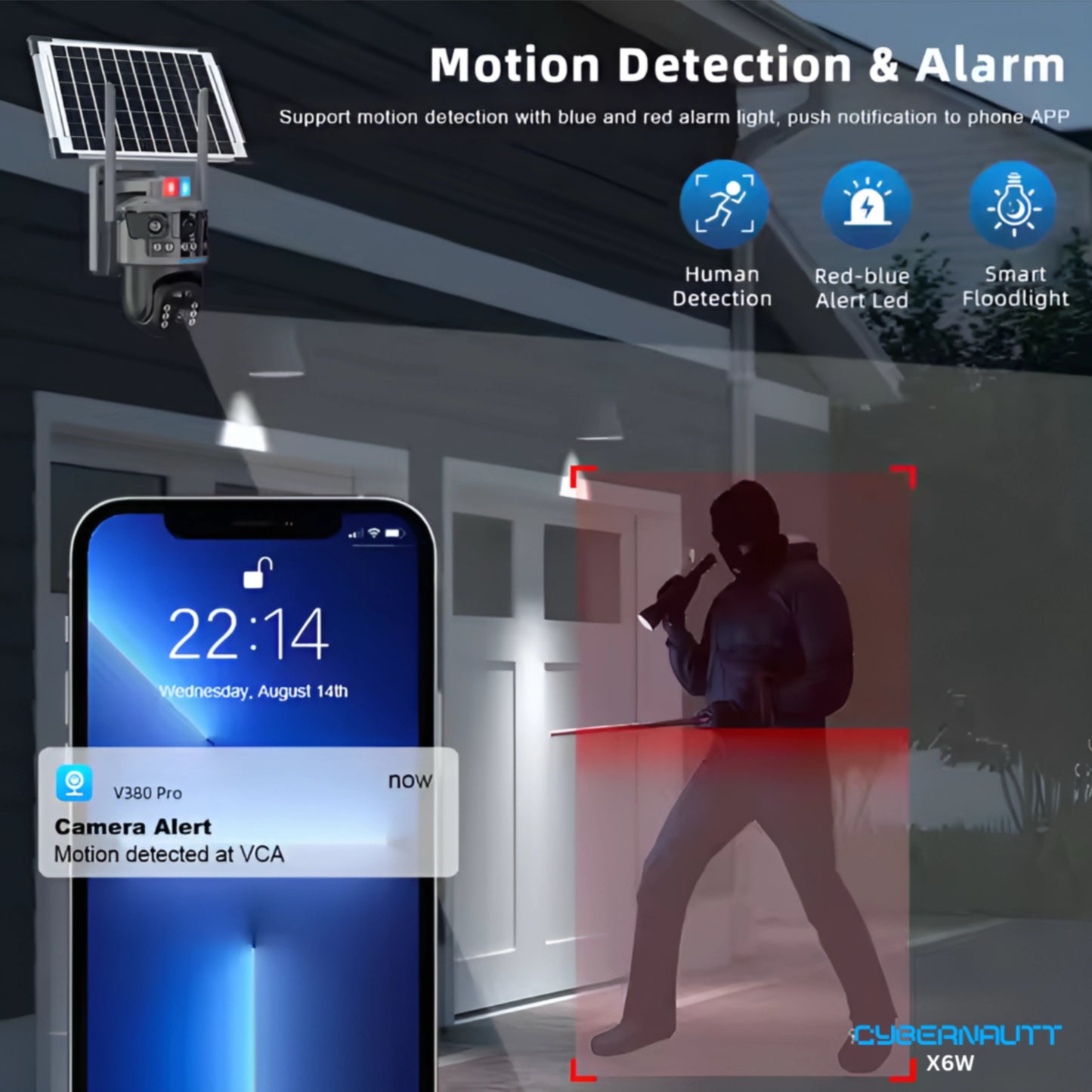 AI Solar Camera 2 in 1 SPM-T Series | 4G Pro WiFi Outdoor Security Camera | 6MP/8MP Full Colour Night Vision | Dual SIM & WiFi Connectivity