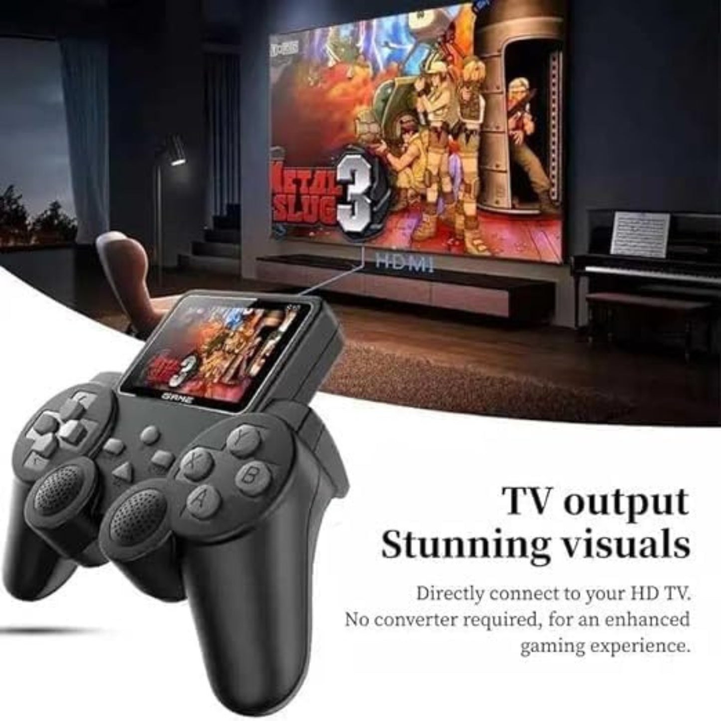 S10 Gamepad Controller | 520 in 1 Digital Handheld Game Player with HD Screen & TV Connection