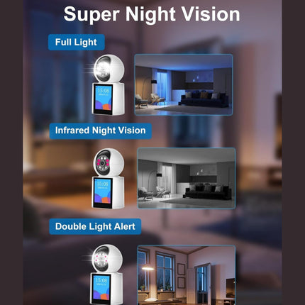 Video Calling Smart Camera | 2K HD Monitor with Motion Detection, Night Vision & Mobile Alerts