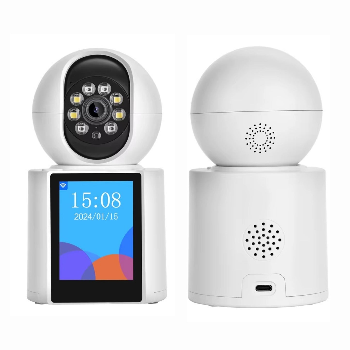 Video Calling Smart Camera | 2K HD Monitor with Motion Detection, Night Vision & Mobile Alerts