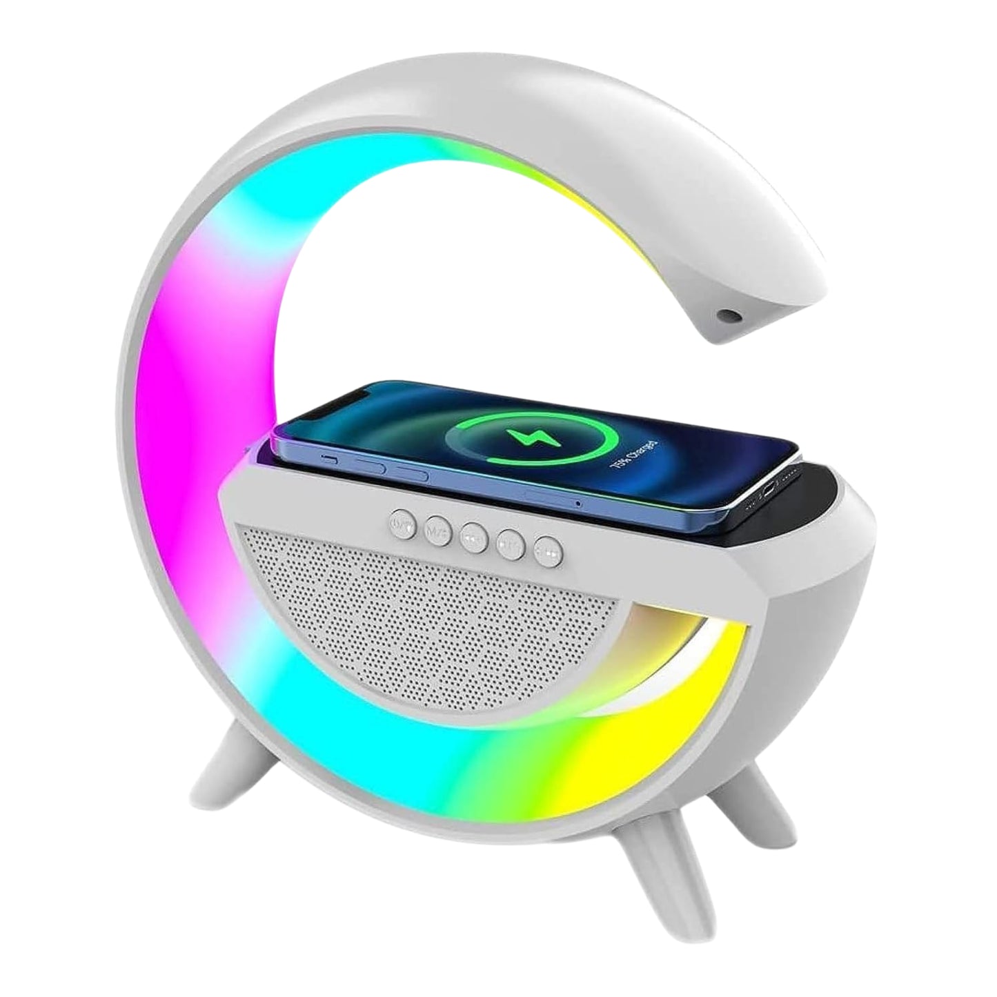 G-Lamp BT 2301 LED Wireless Charging Bluetooth Speaker – 3 in 1 Lamp + Charger + Speaker