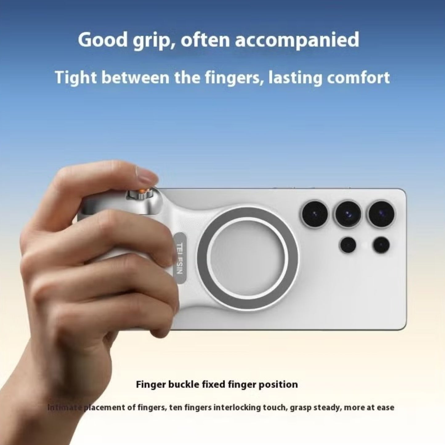 TELESIN Fun Shot Magnetic Grip 2 with Wireless Remote